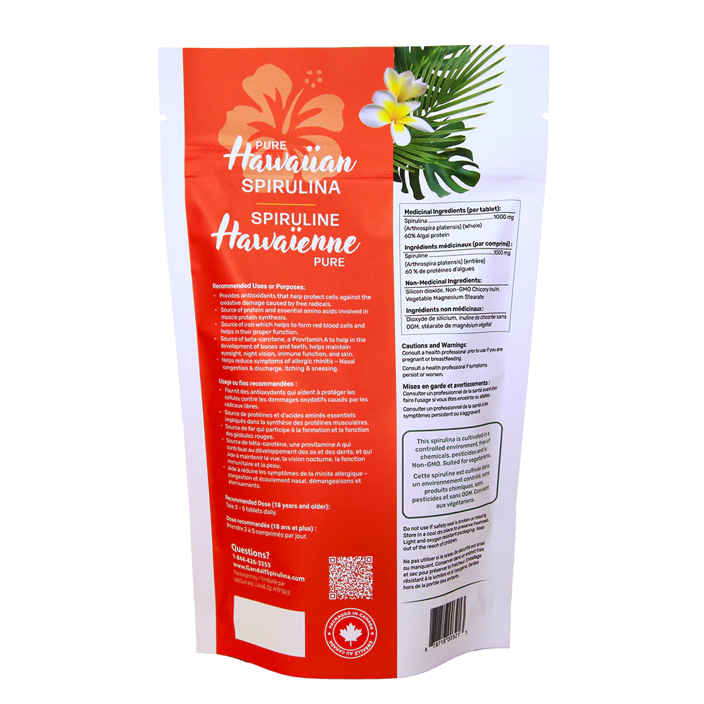 Hawaiian Spirulina - 1000mg - Image 2