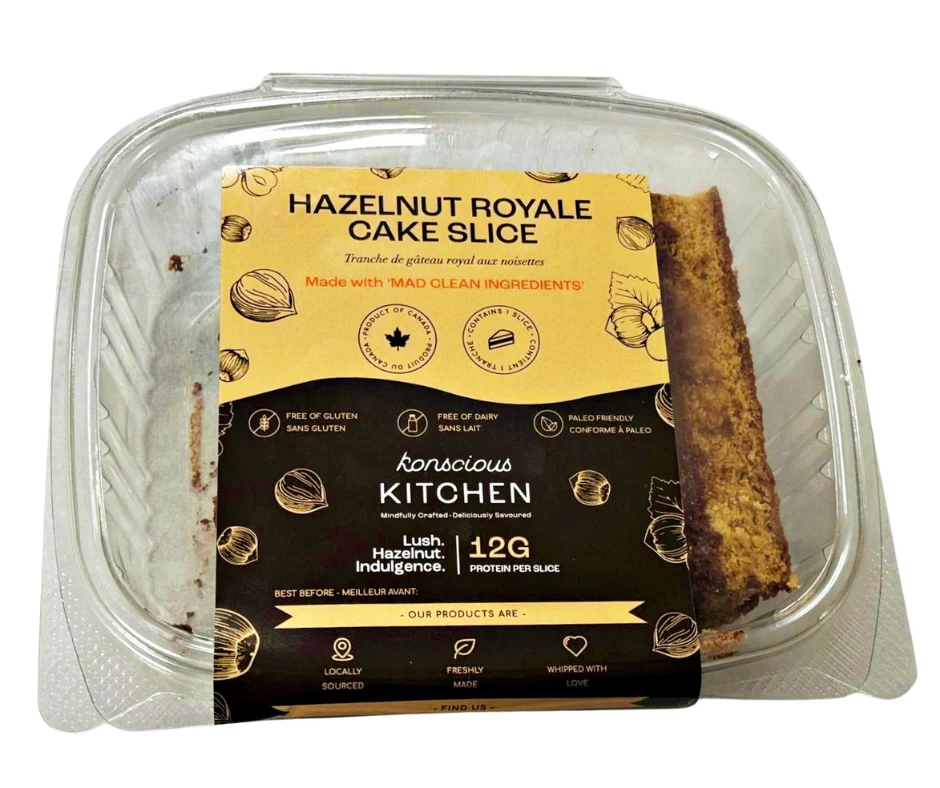 Hazelnut Royale Cake Slice
