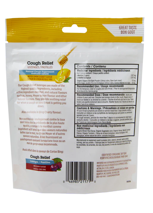 Honey Lemon Cough Relief Lozenges - Image 2