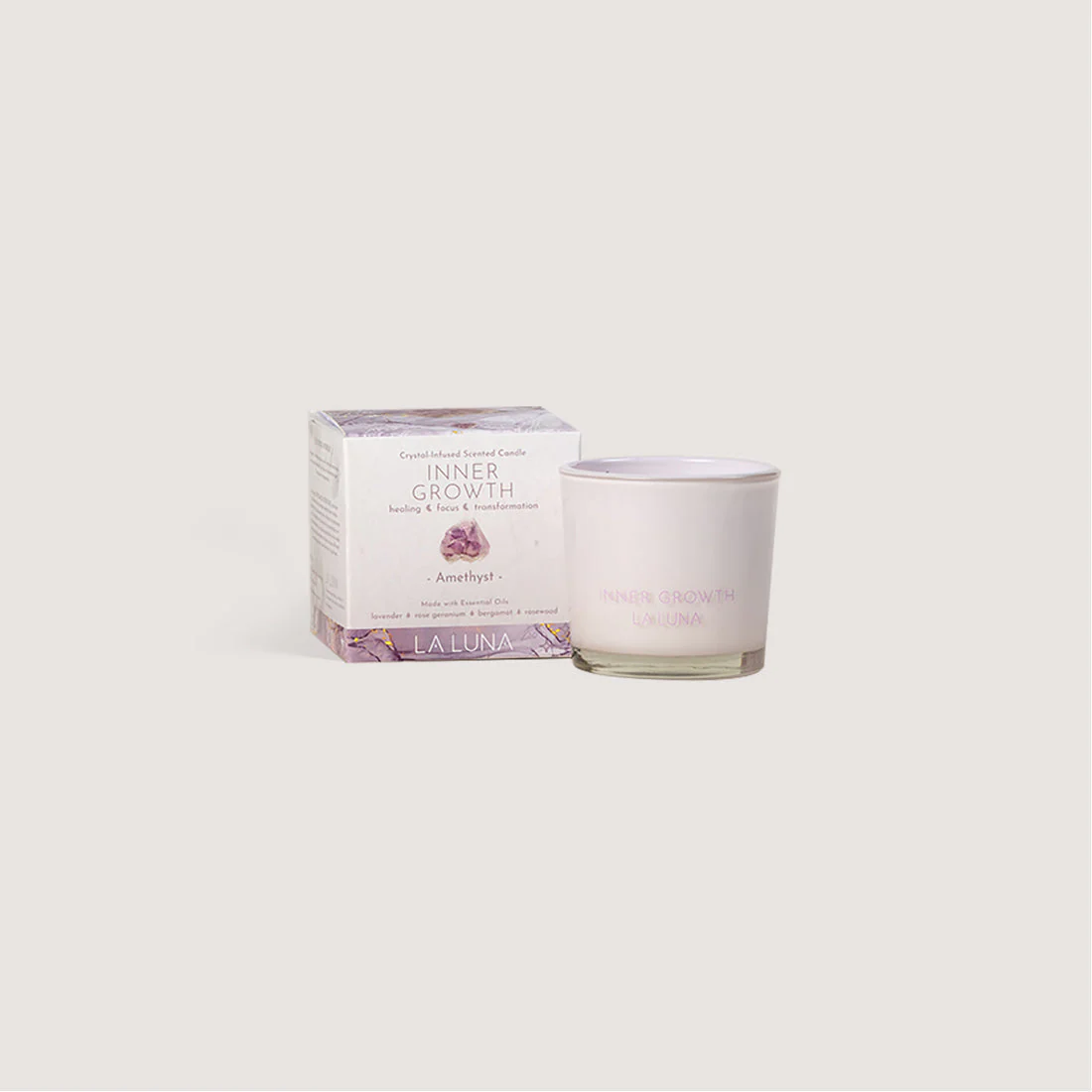 Inner Growth Amethyst Candle - Image 2