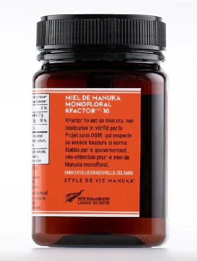 KFactor 16 Raw Manuka Honey - Image 2