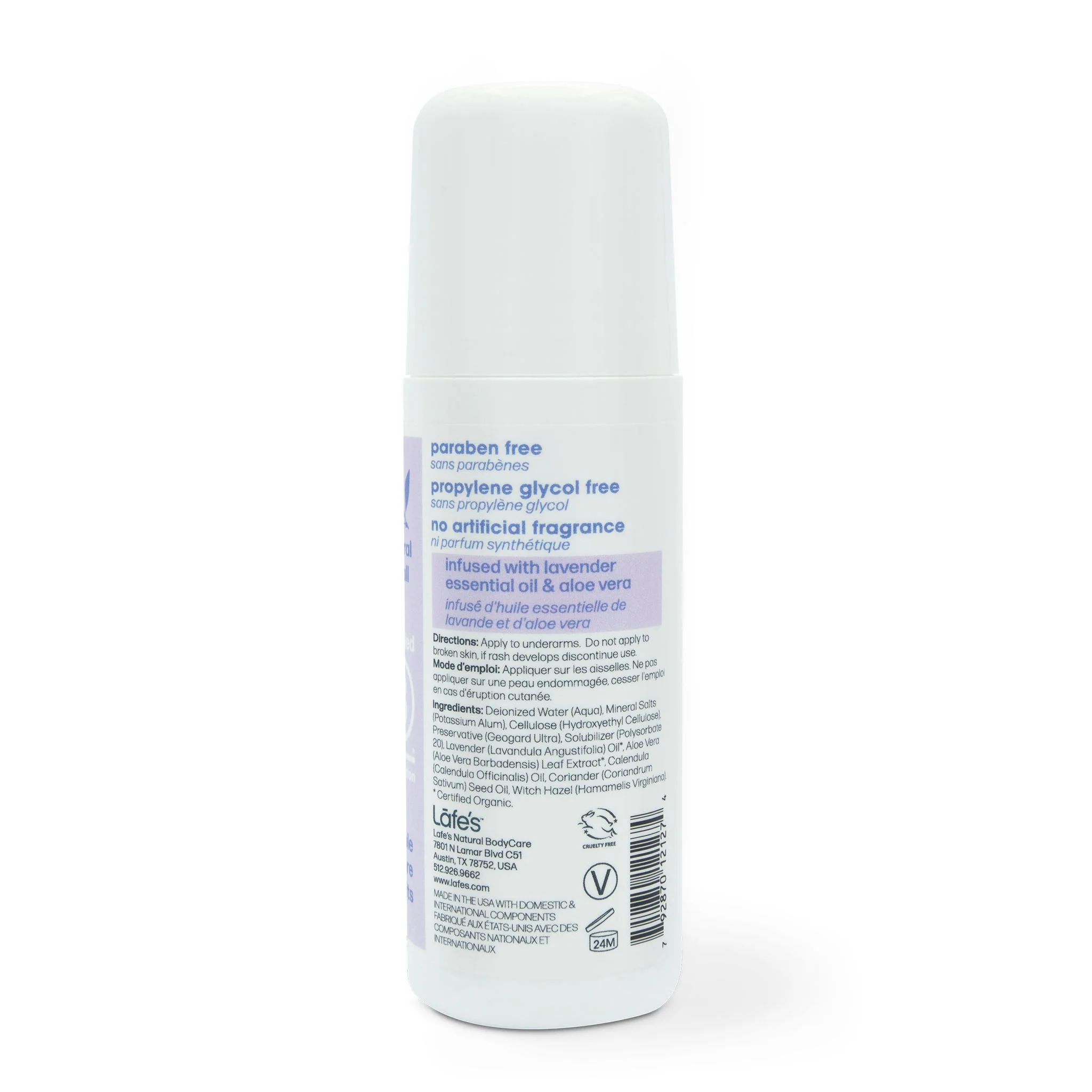 Lavender & Aloe Roll-On Deodorant - Image 2