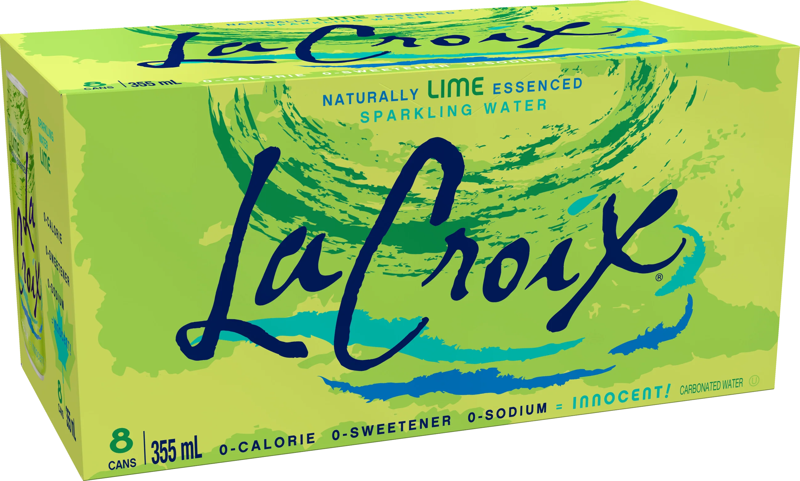 Lime Sparkling Water Case