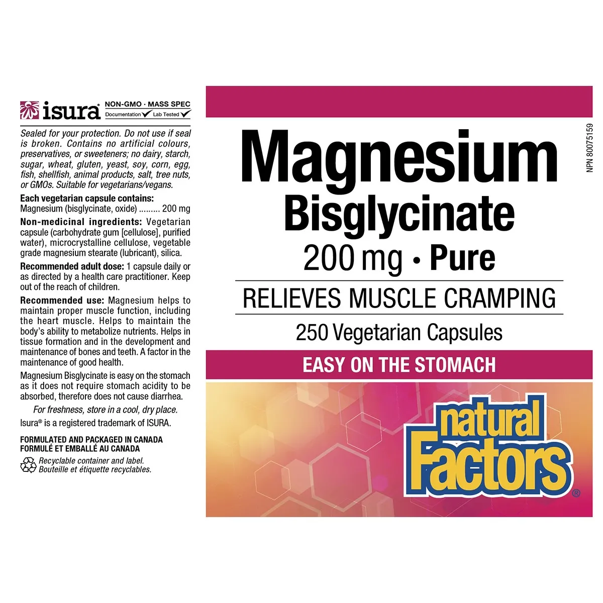 Magnesium Bisglycinate 200mg - Image 2