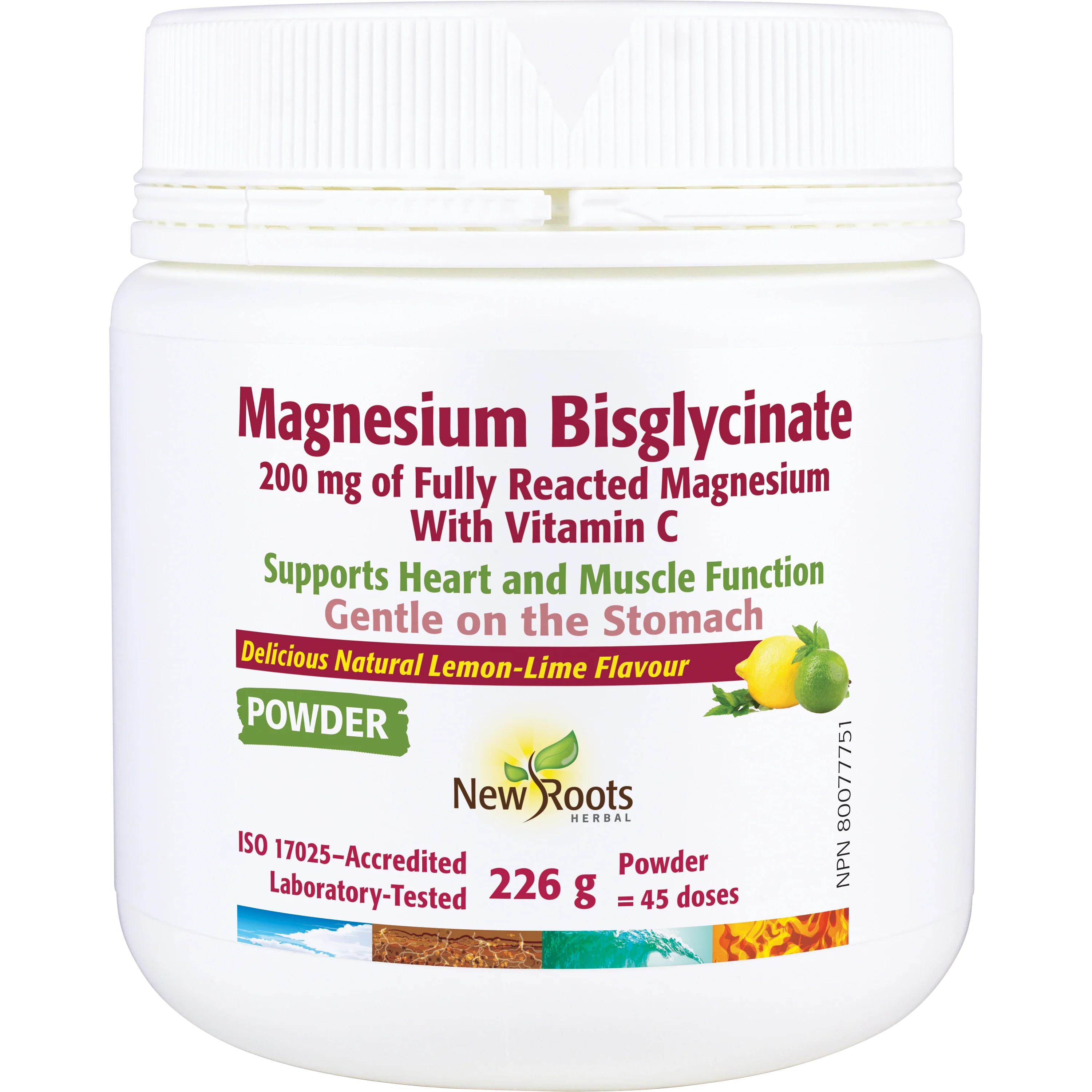 Magnesium Bisglycinate Powder wtih Vitamin C