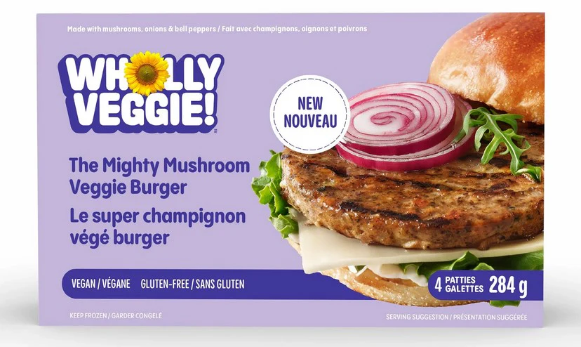 Mighty Mushroom Veggie Burger