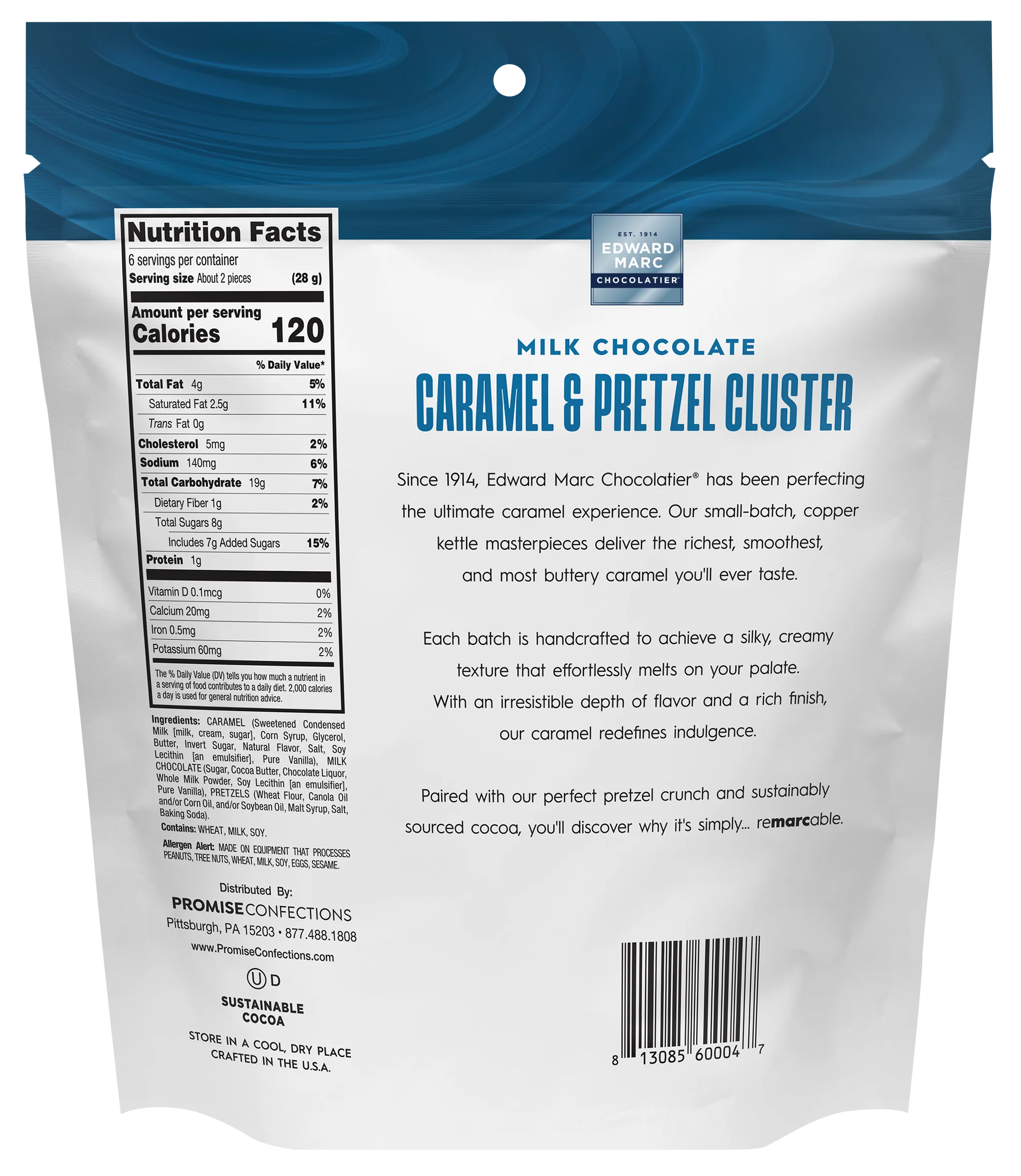 Milk Chocolate Caramel & Pretzel Cluster - Image 2