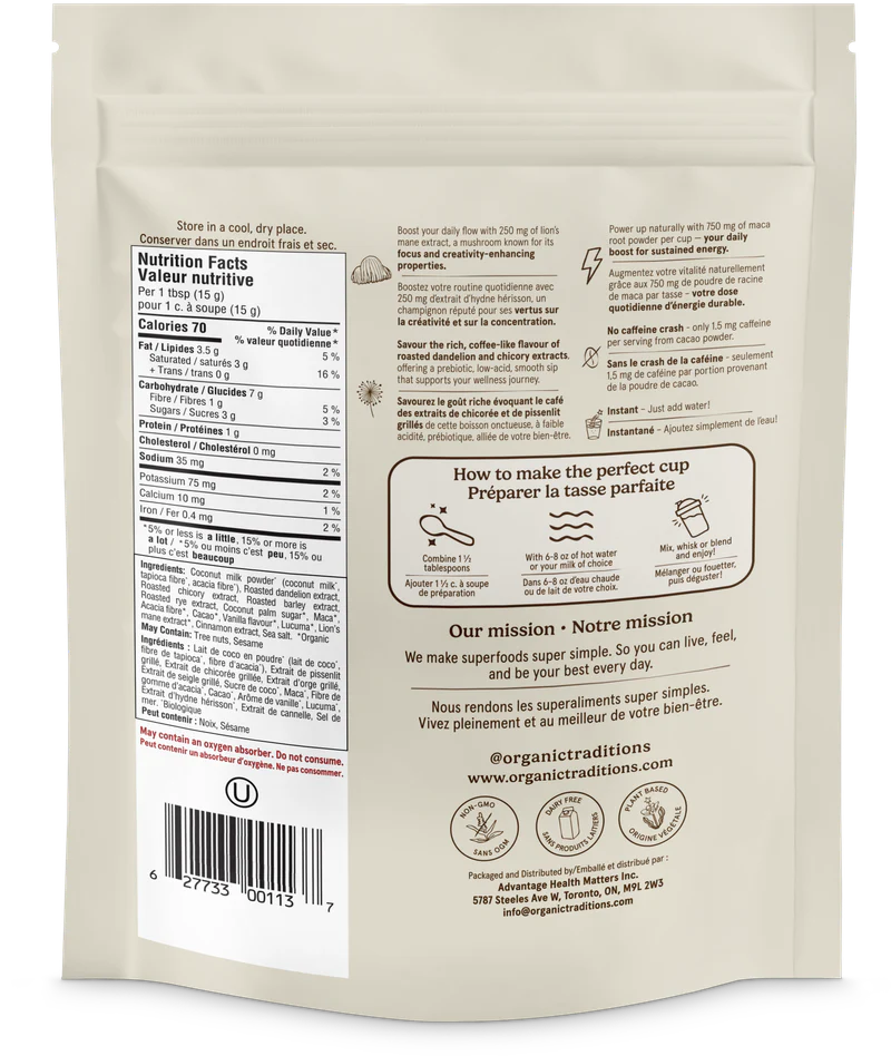 Mind Fuel Instant Herbal Mushroom Beverage - Image 2