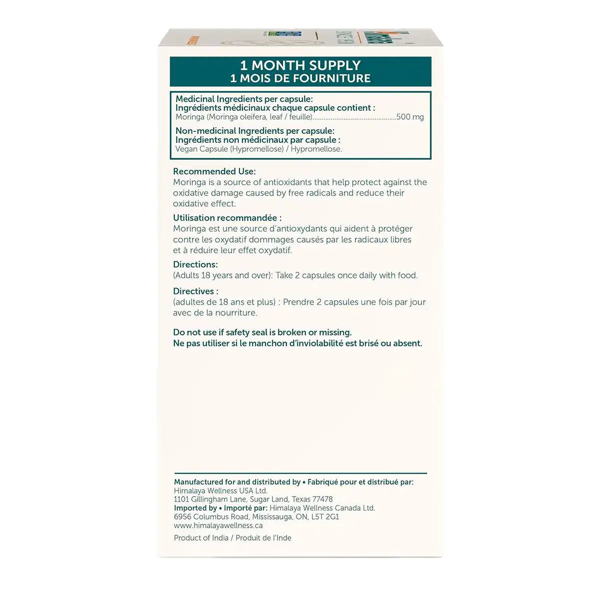 Moringa - 500Mg - Image 2