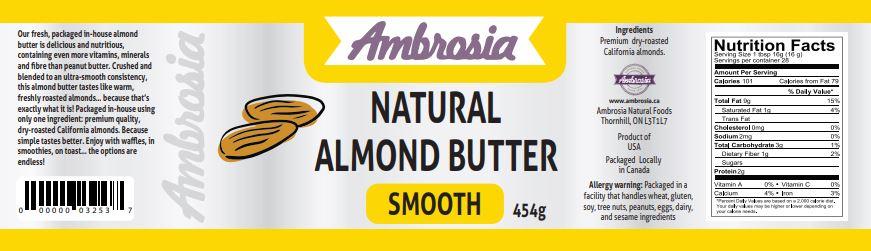 Natural Almond Butter Smooth - Image 2