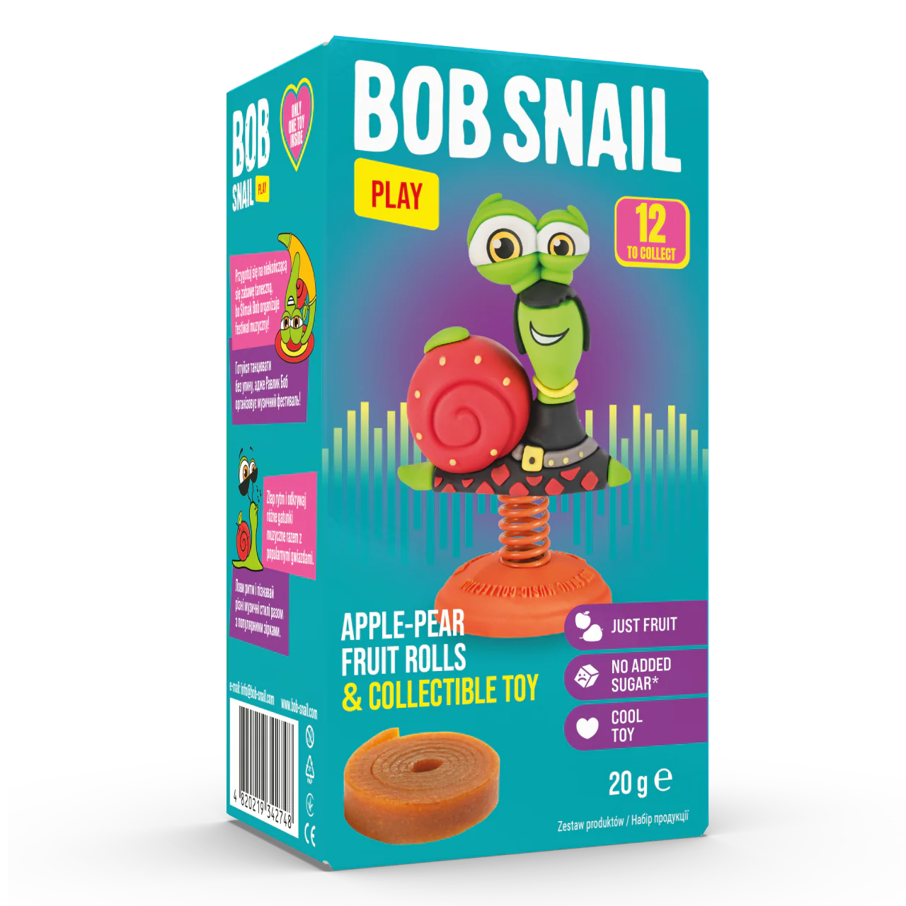 Natural Fruit Rolls with Toy