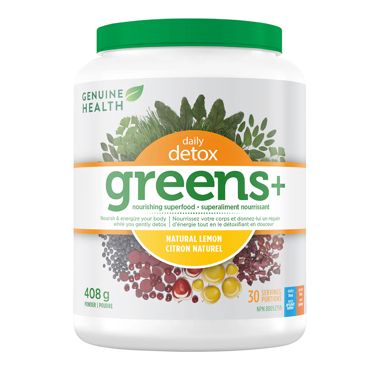 Natural Lemon Daily Detox Greens+