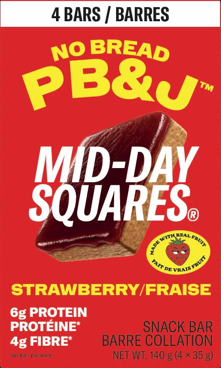 No Bread PB & J Strawberry Squares 4 Pack