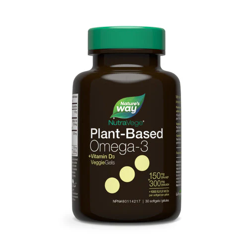 NutraVege Plant Based Omega-3 + Vitamin D3