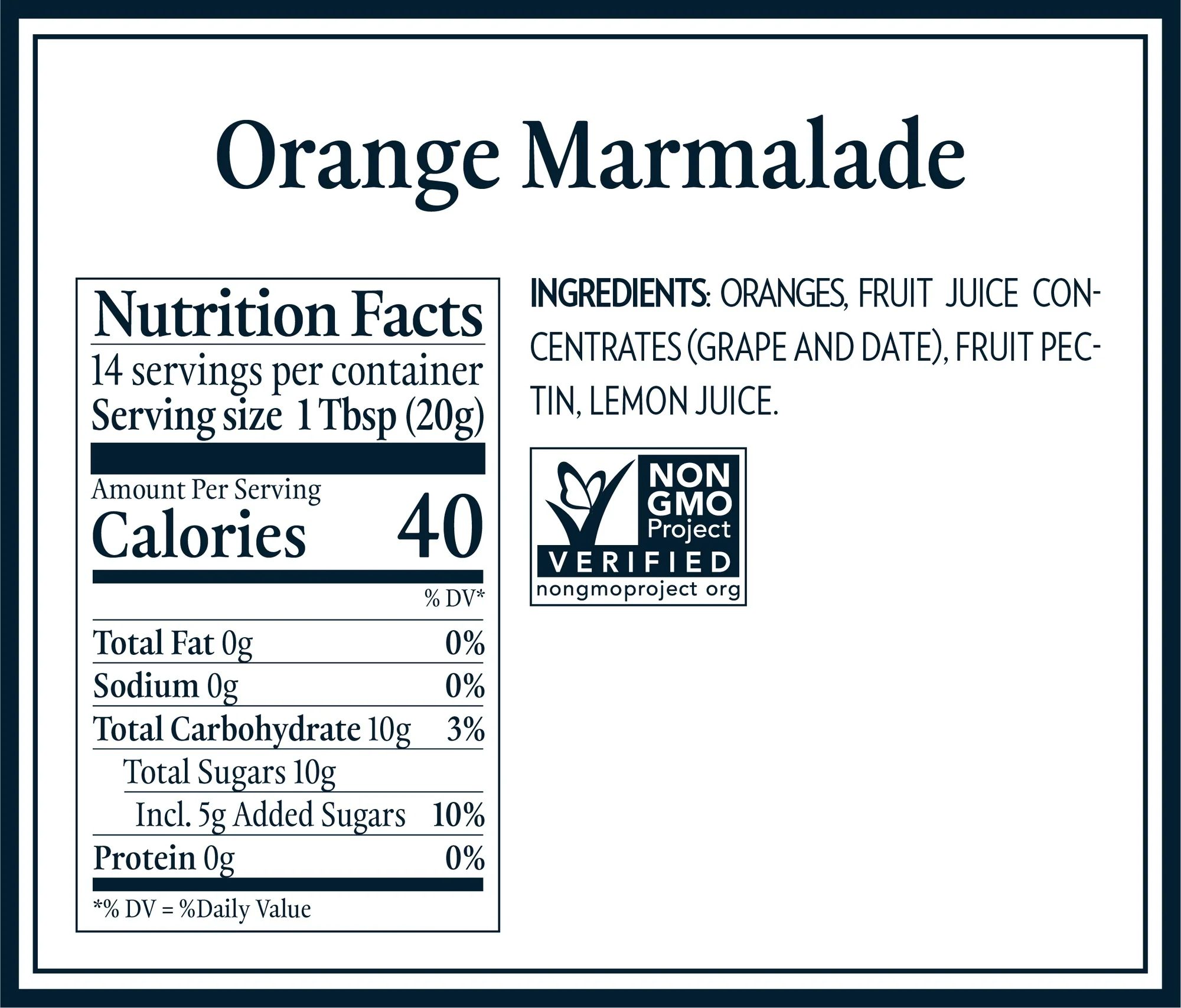 Orange Marmalade Fruit Spread - Image 2