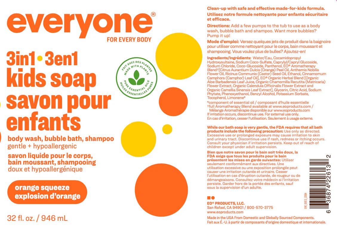 Orange Squeeze Kids 3in1 Soap - Image 2