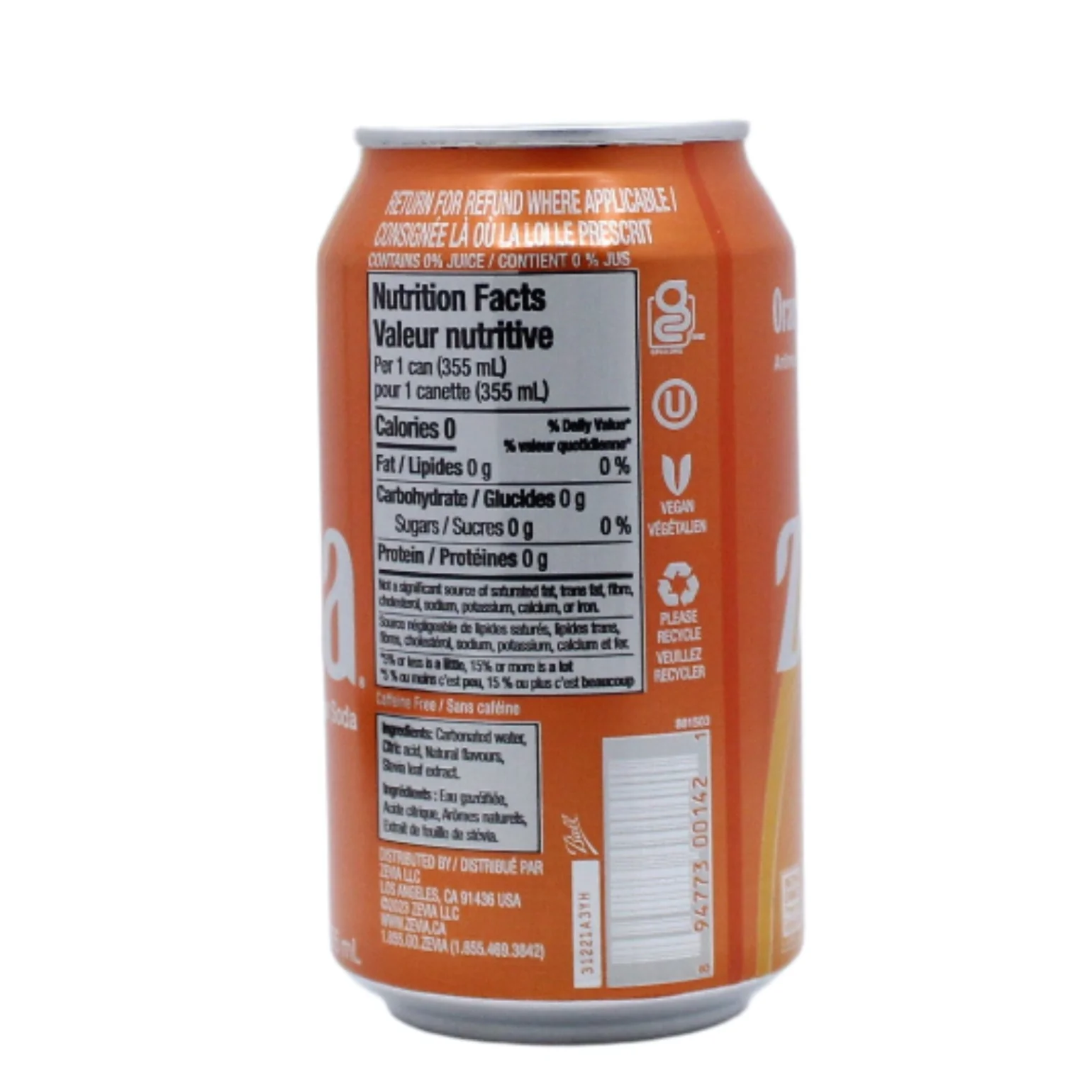 Orange Stevia Beverage - Image 2