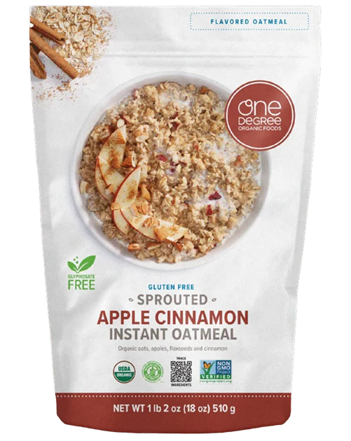 Sprouted Apple Cinnamon Instant Oatmeal