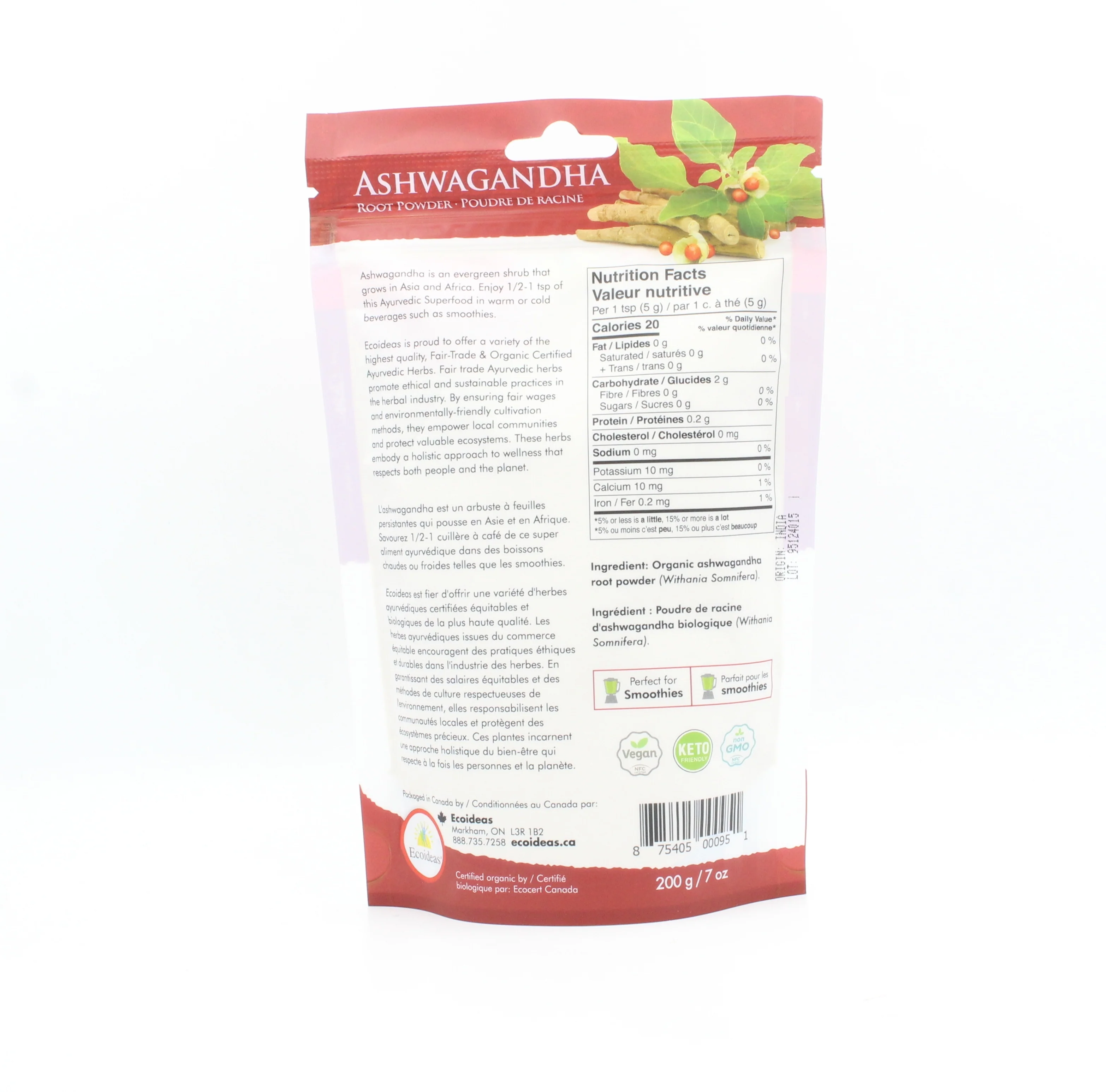 Org Ashwagandha Root Powder - Image 2