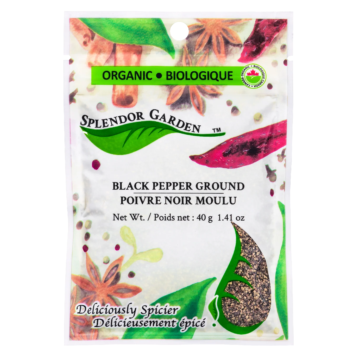 Organic Black Pepper Ground