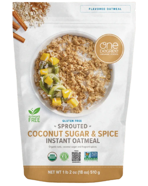 Sprouted Coconut Sugar & Spice Instant Oatmeal