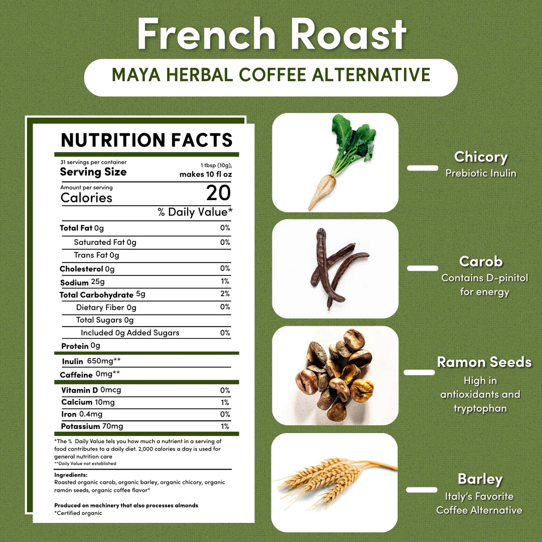 Organic French Roast Herbal Coffee - Image 2