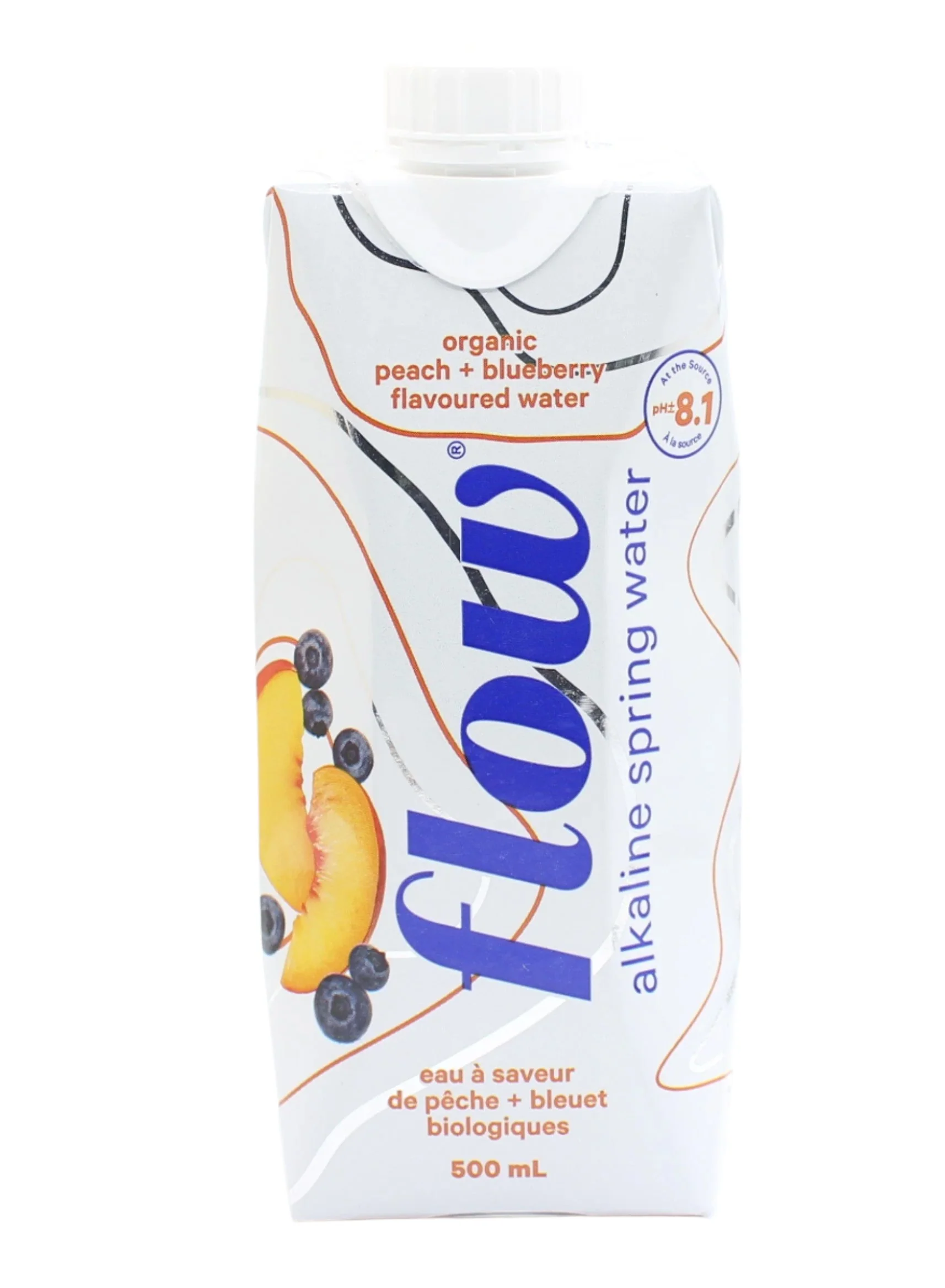 Organic Peach + Blueberry Alkaline Spring Water