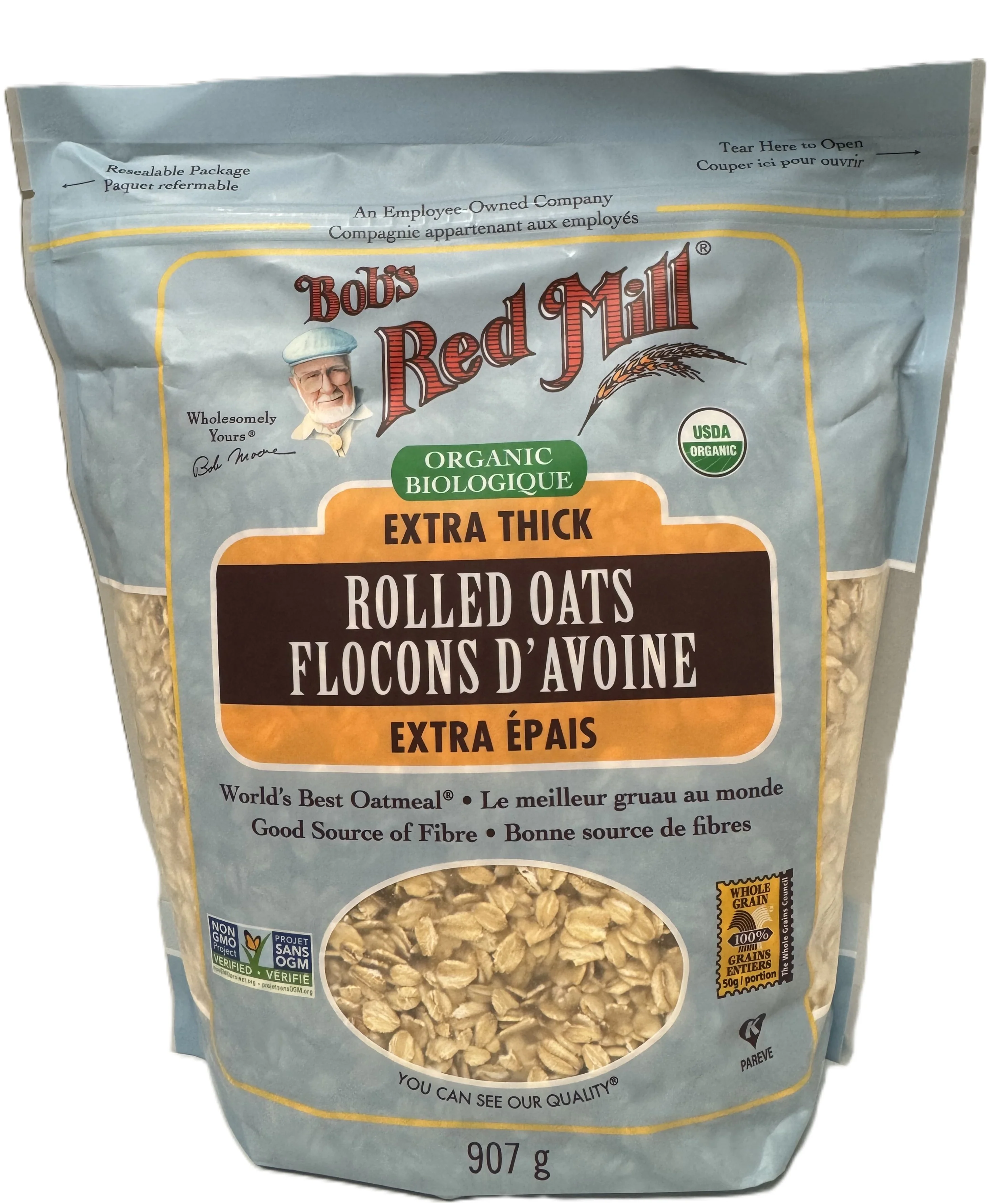 Organic Extra Thick Rolled Oats