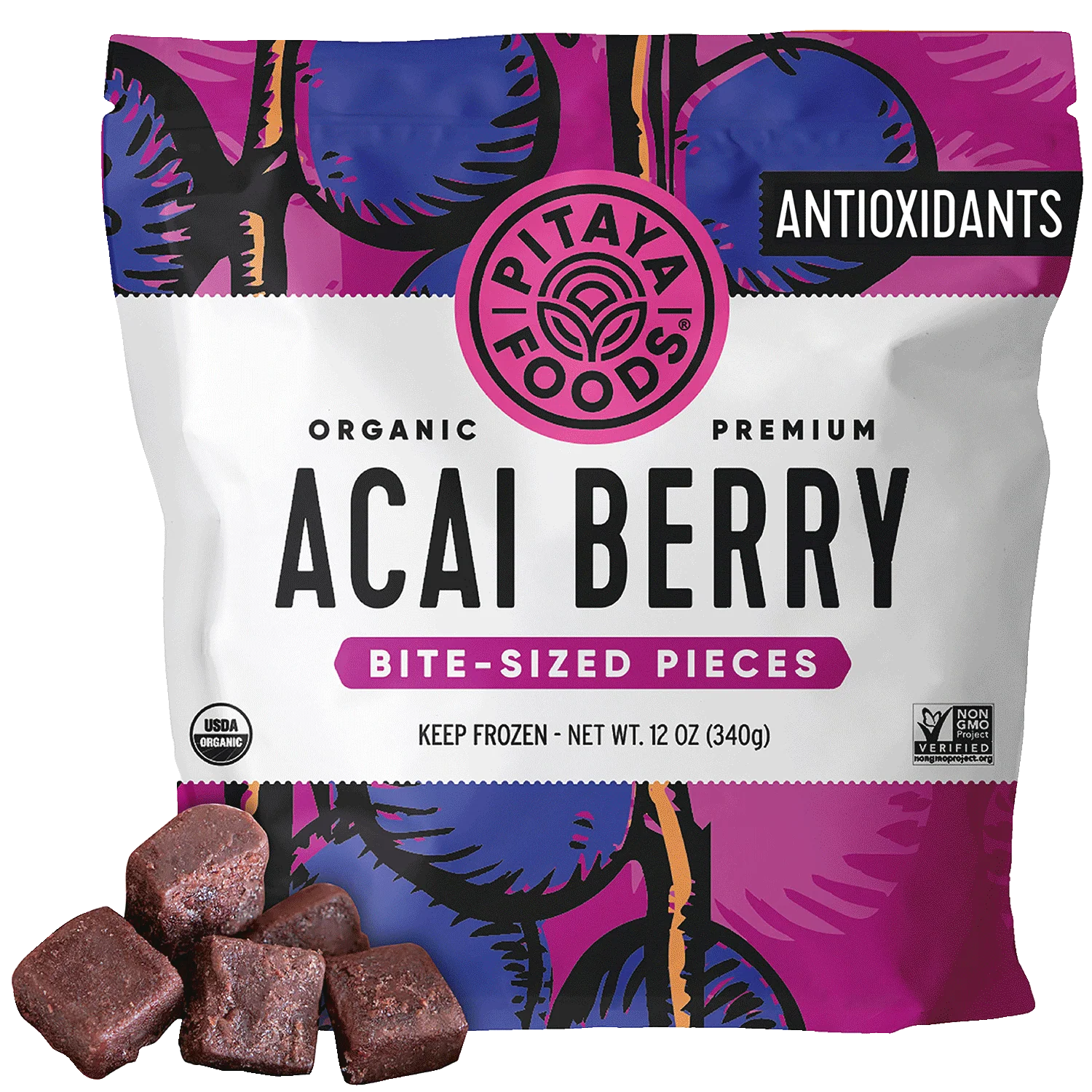 Organic Acai Berry Bite-Sized Pieces