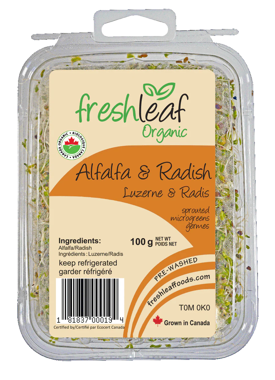 Organic Alfafa & Radish Sprouts