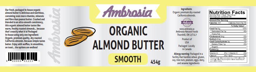 Organic Almond Butter Smooth - Image 2