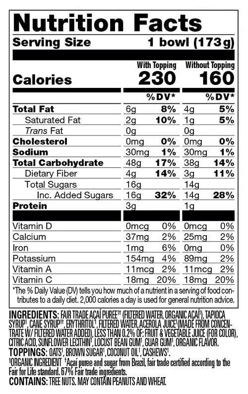 Organic Amazon Superberry Acai Bowl - Image 3