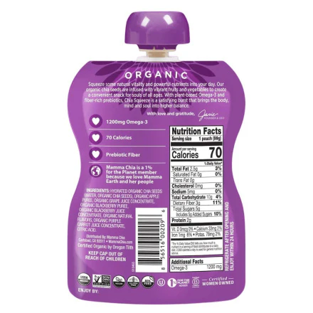 Organic Blackberry Bliss Chia Snack - Image 2