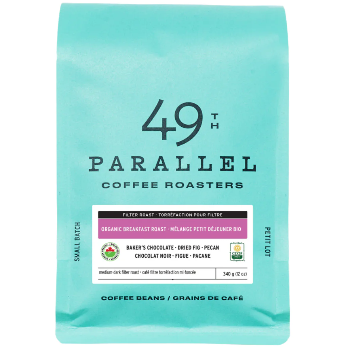 Organic Breakfast Roast Whole Coffee