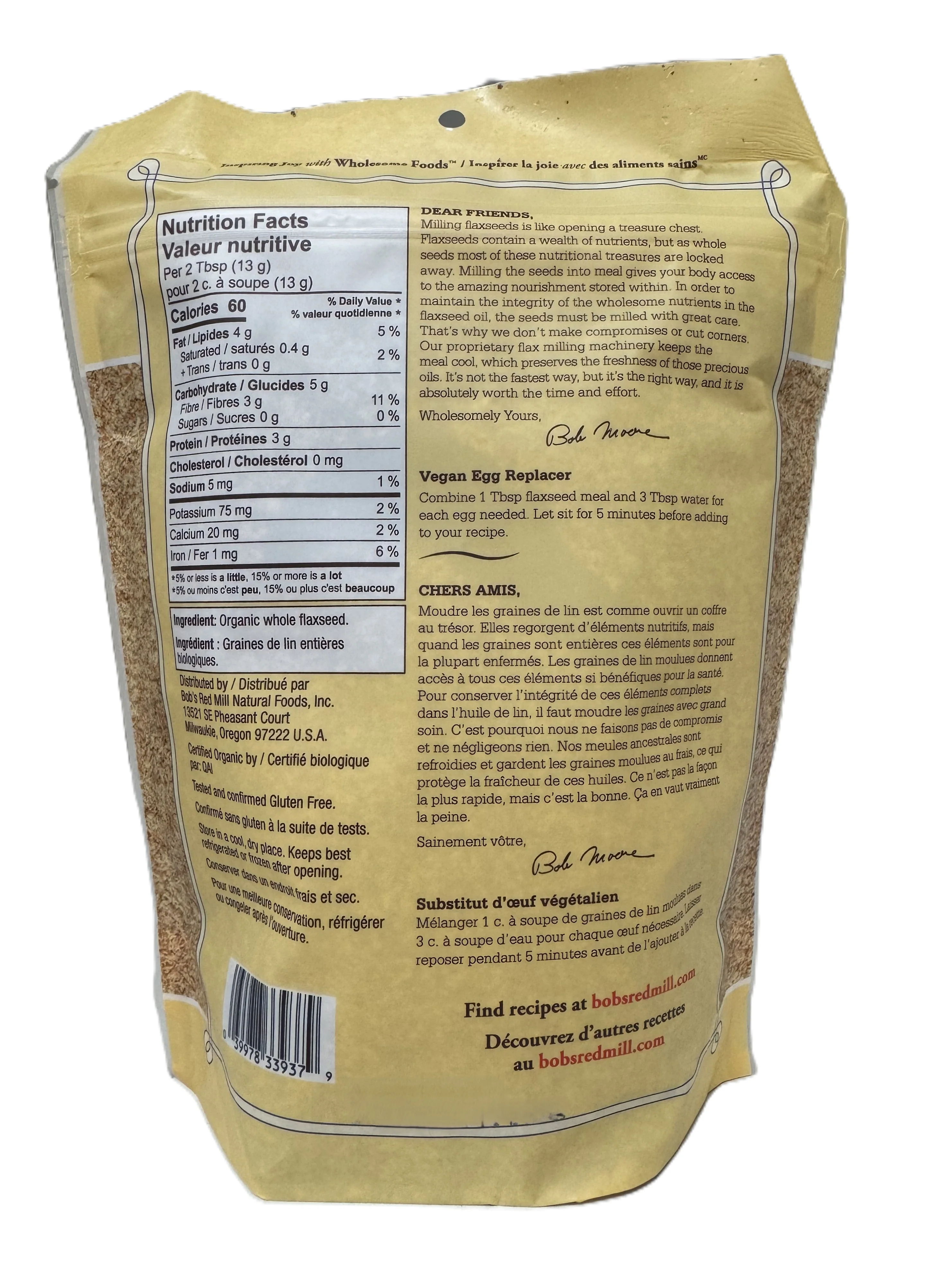 Organic Brown Flaxseed Meal - Image 2
