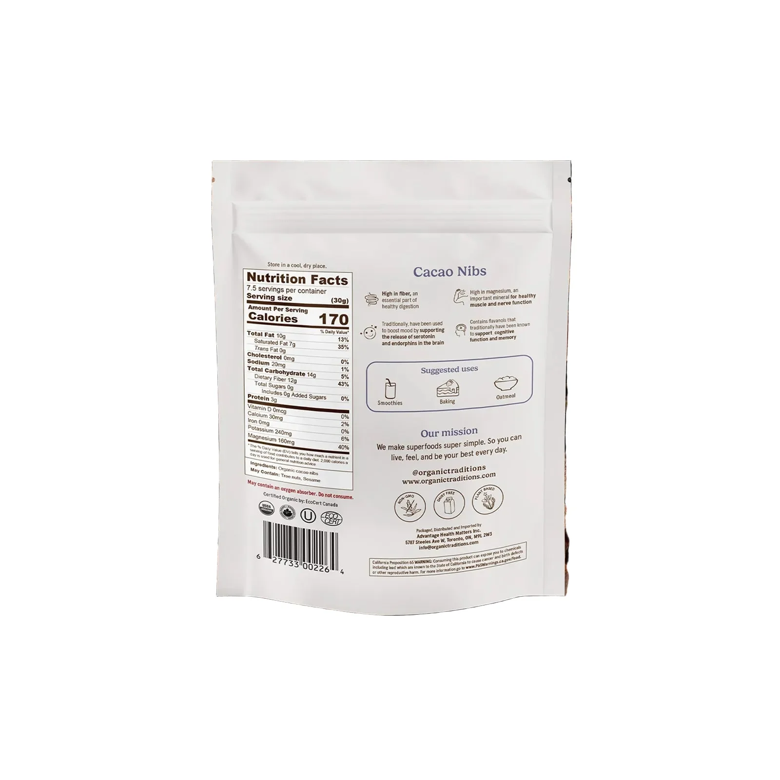 Organic Cacao Nibs - Image 2