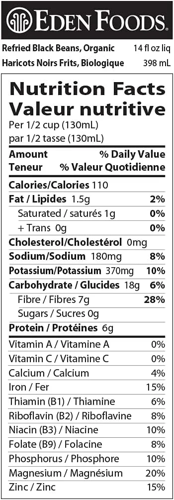 Organic Canned Refried Black Beans - Image 2
