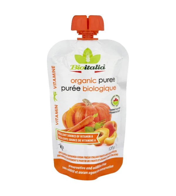 Organic Carrot, Apricot & Pumpkin Puree