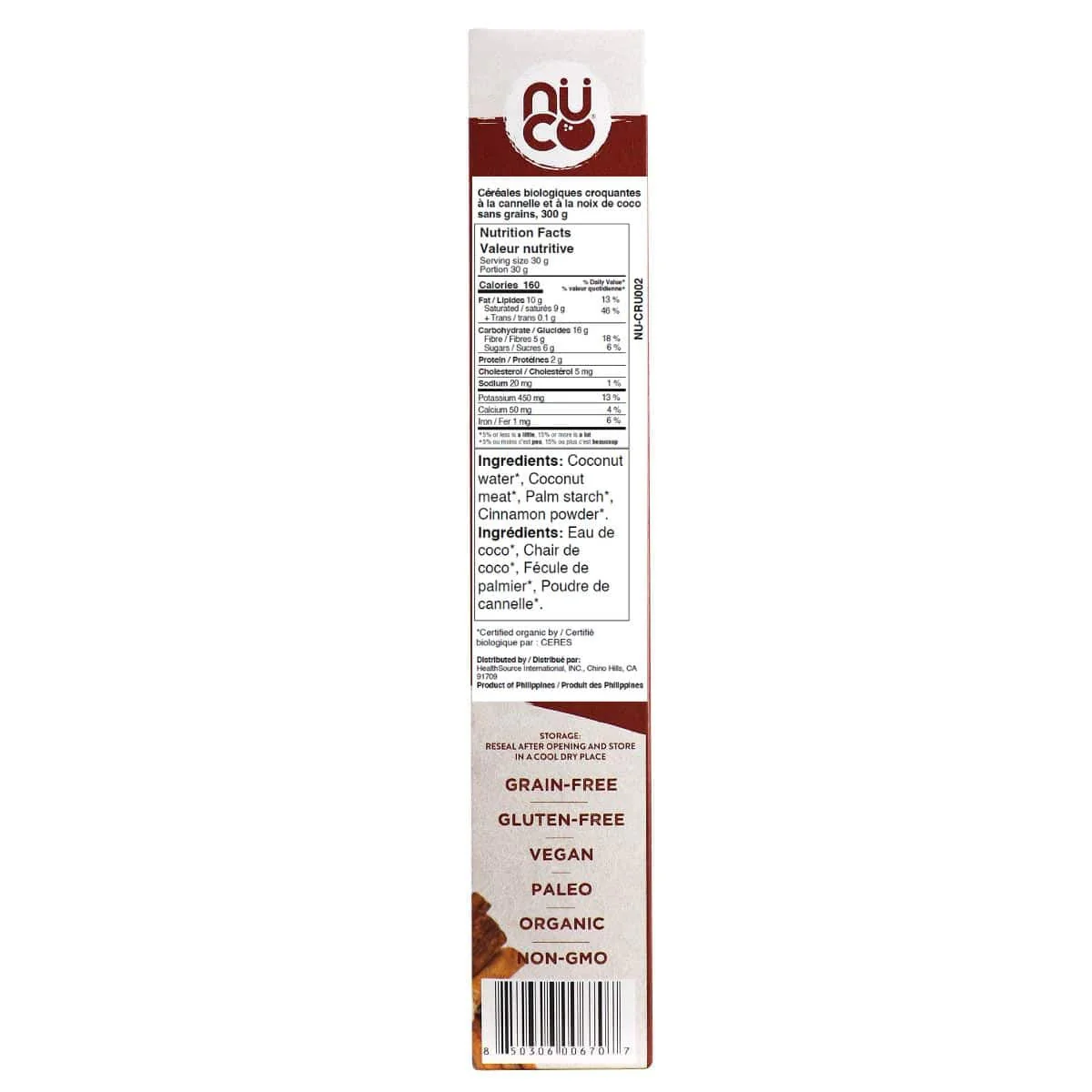 Organic Cinnamon Coconut Crunch Cereal - Image 2