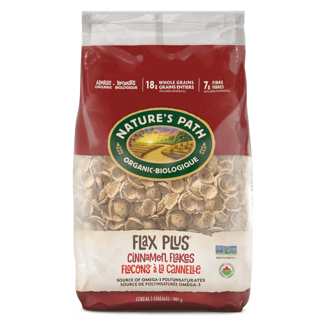 Organic Flax Plus Cinnamon Flakes