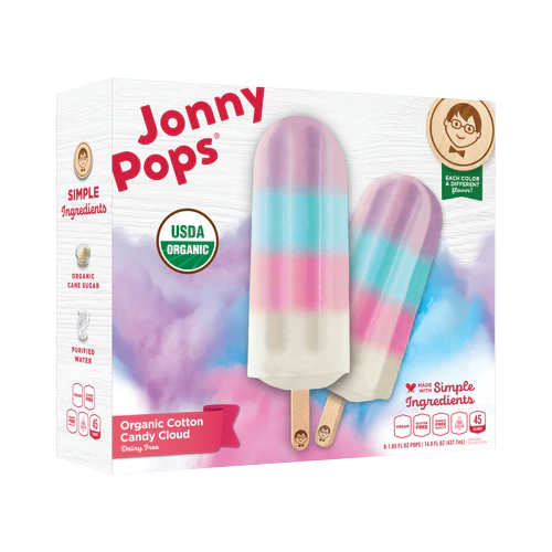 Organic Cotton Candy Cloud Pops