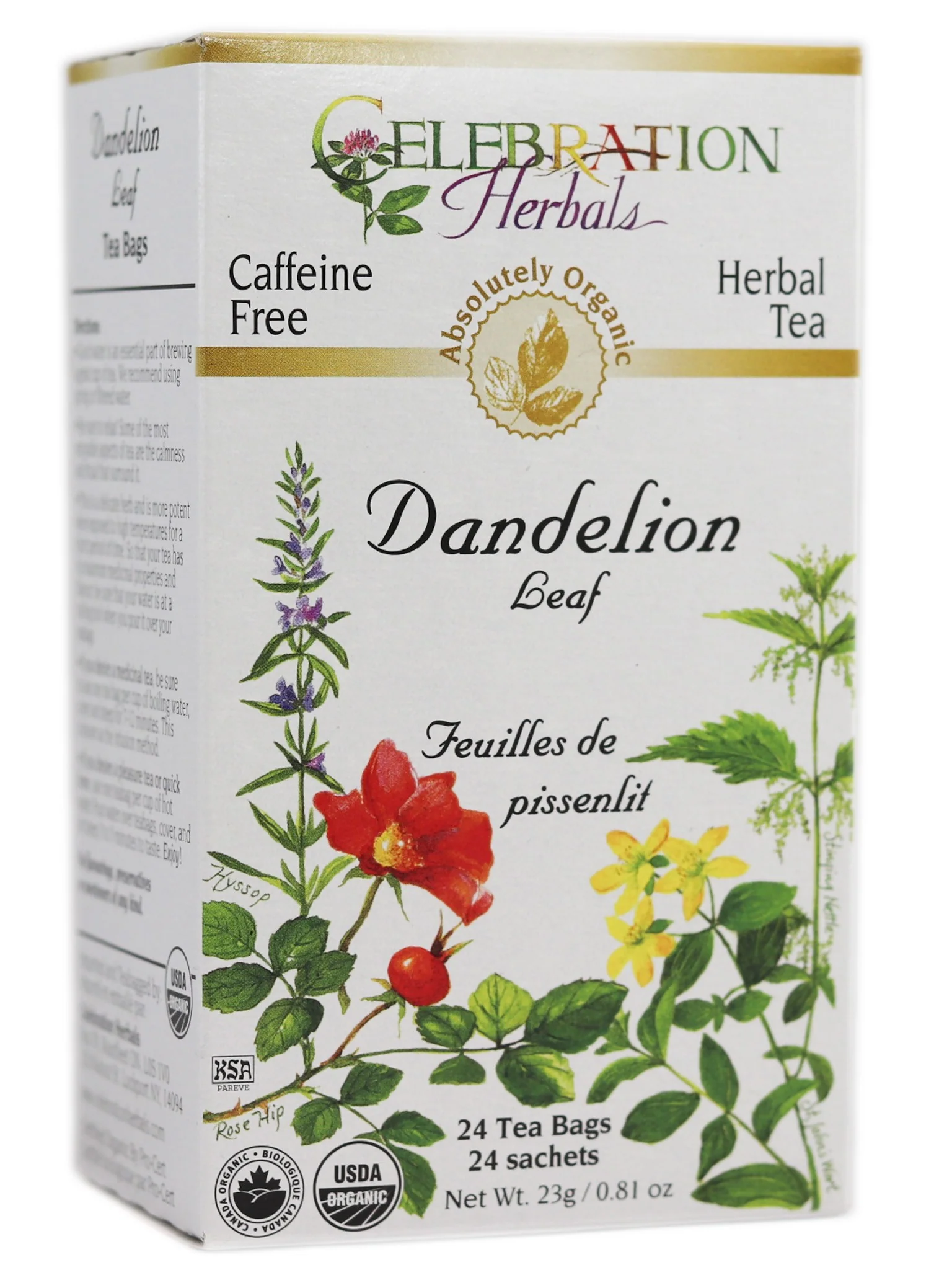 Organic Dandelion Leaf Tea