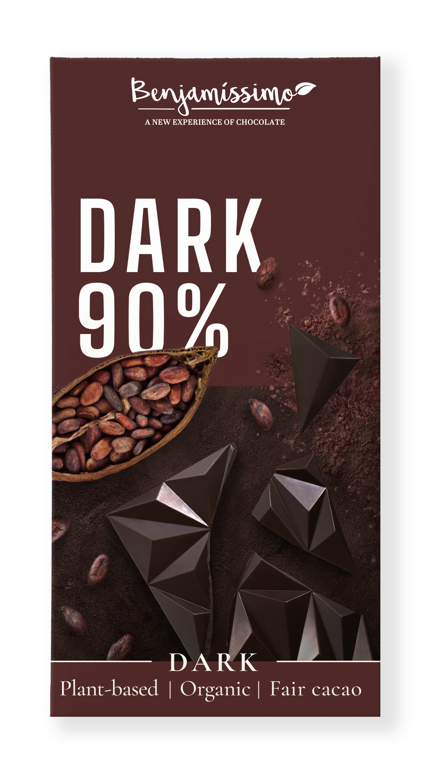 Organic Dark 90% Chocolate Bar