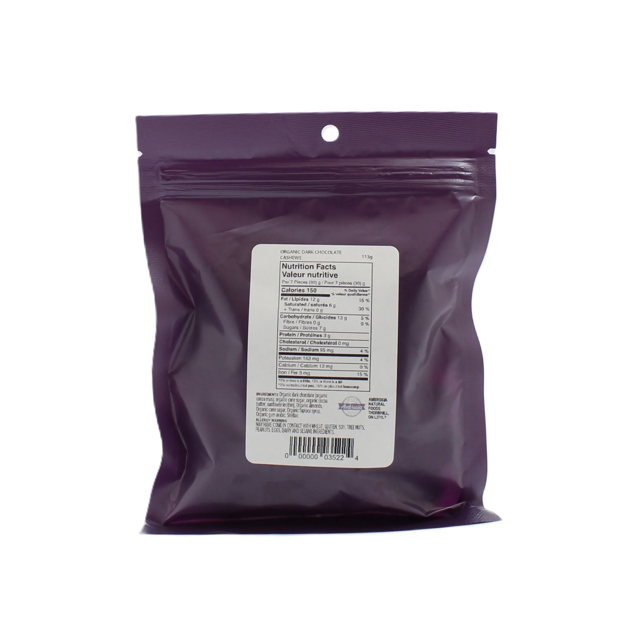 Organic Dark Chocolate Cashews - Image 2