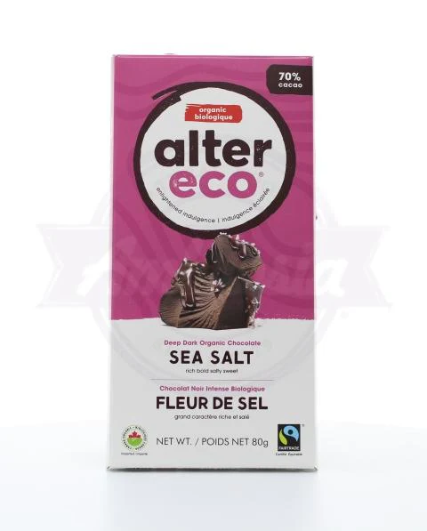 Sea Salt Organic Dark Chocolate