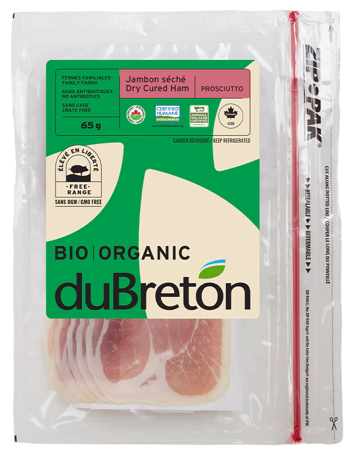 Organic Dry Cured Ham Prosciutto