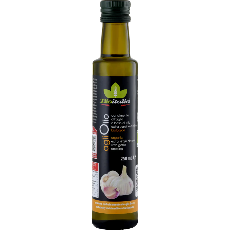 Organic Extra Virgin Olive Oil with Garlic