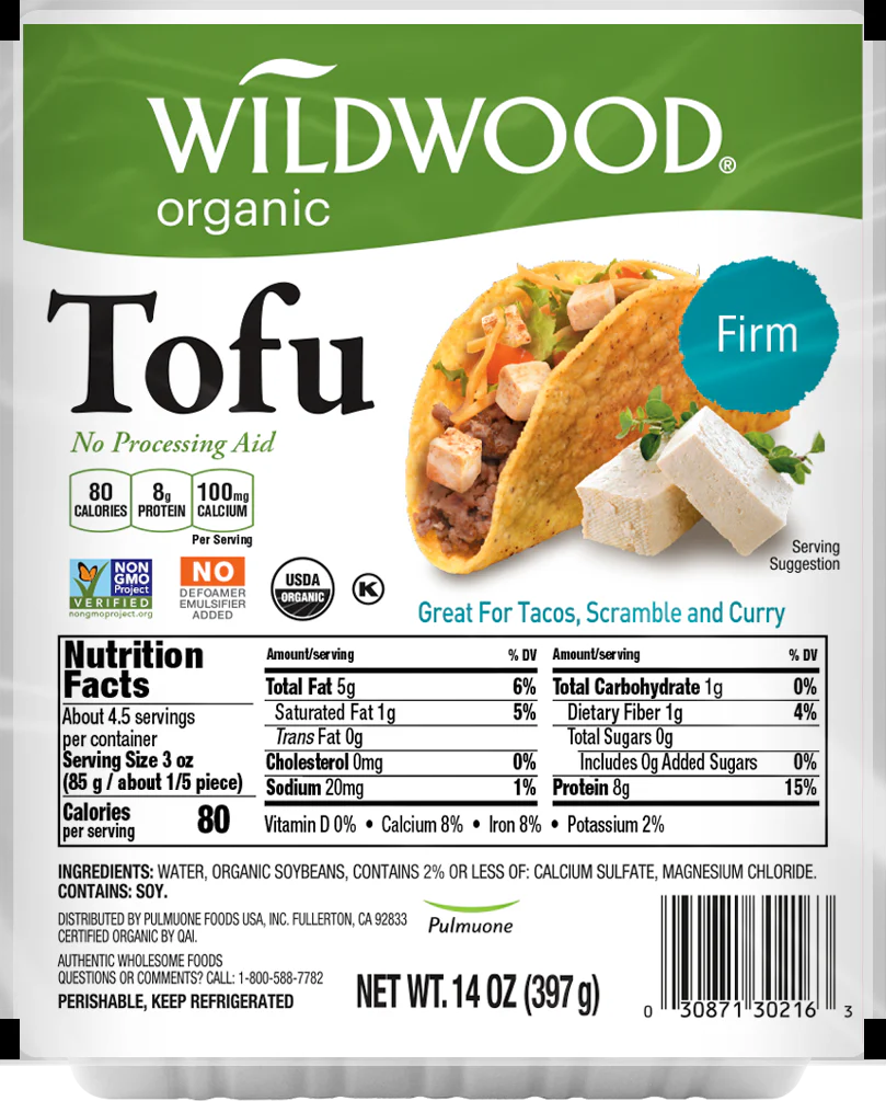 Organic Firm Tofu