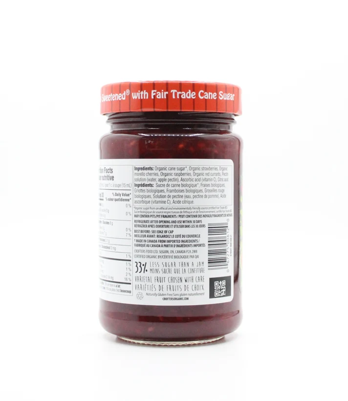 Organic Four Fruit Spread - Image 2
