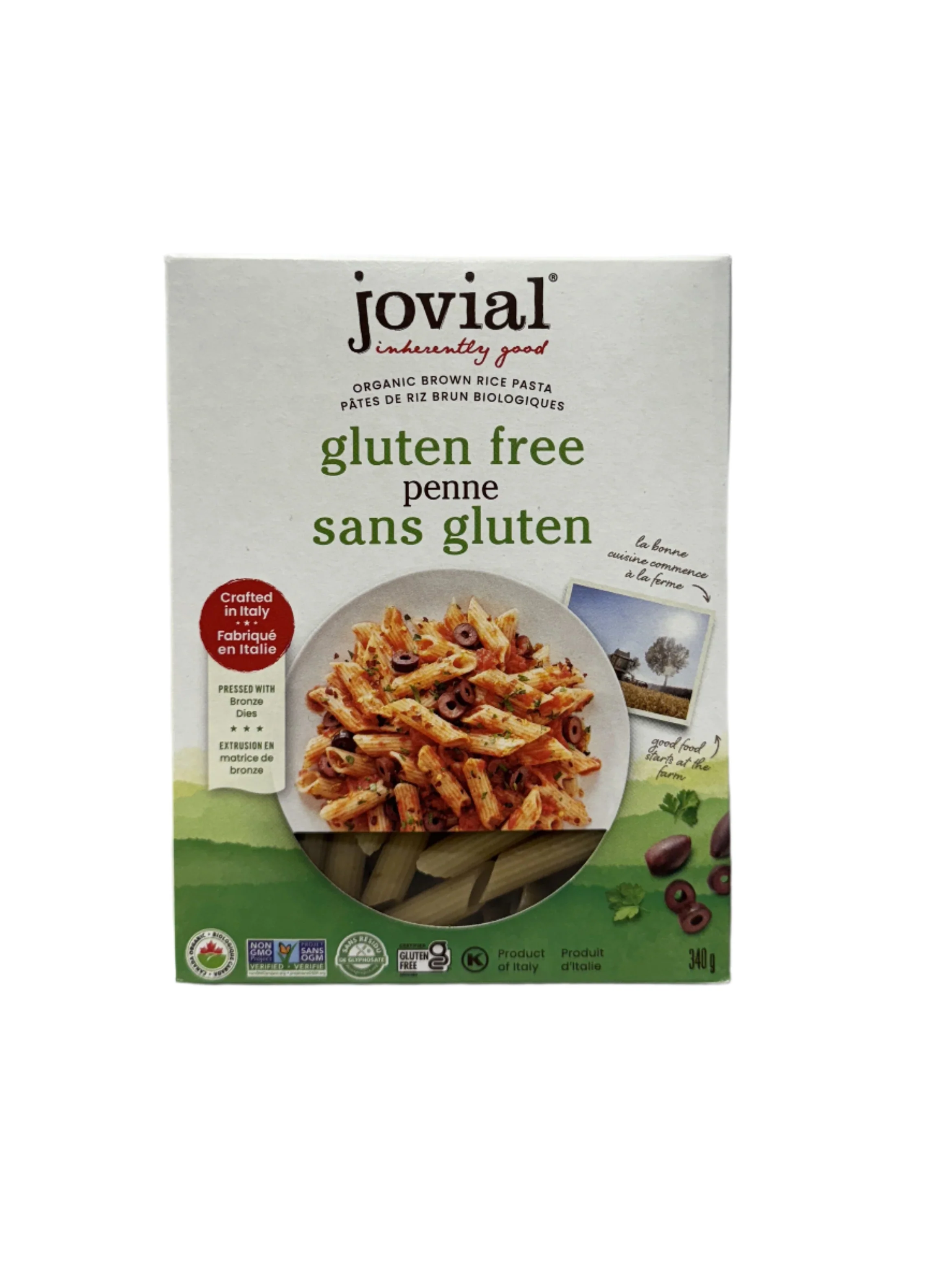Organic Gluten Free Brown Rice Penne Rigate